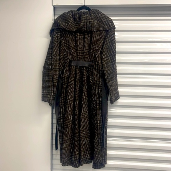 Zara Limited Edition Balloon Collar Long Coat - Sz M/L NWT - Picture 13 of 15